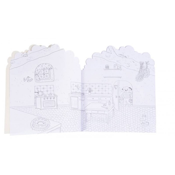 Quaderno da colorare con stickers La Grande Famiglia - immagine 2