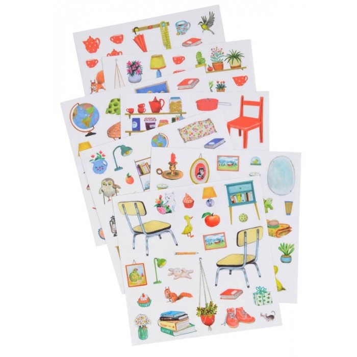 Quaderno da colorare con stickers La Grande Famiglia - immagine 3