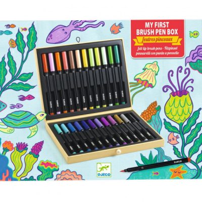 Valigetta dei colori Pennarelli brush