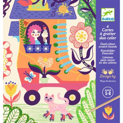 Carte da grattare Strane case